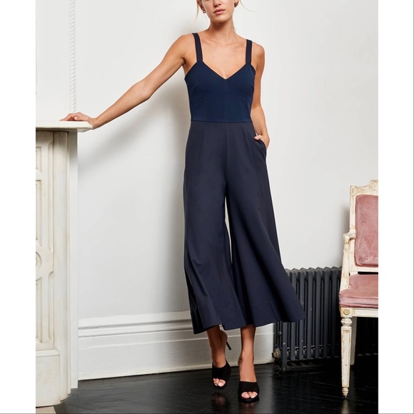 La Ligne Pants - La Ligne Zelda Stretch Jersey Cropped Pant Jumpsuit